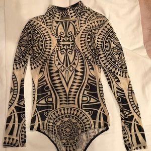 Sheer bodysuit